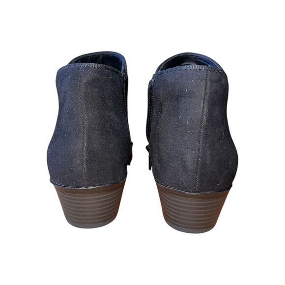 Style & Co-Black Fashion Faux Leather Ankle  Bootie -Wiley F1 Women’s Sz 6 - Picture 5 of 12